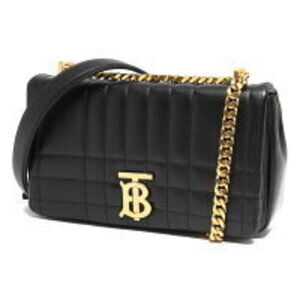 Burberry Lola Quilted Shoulder Bag Black SM
